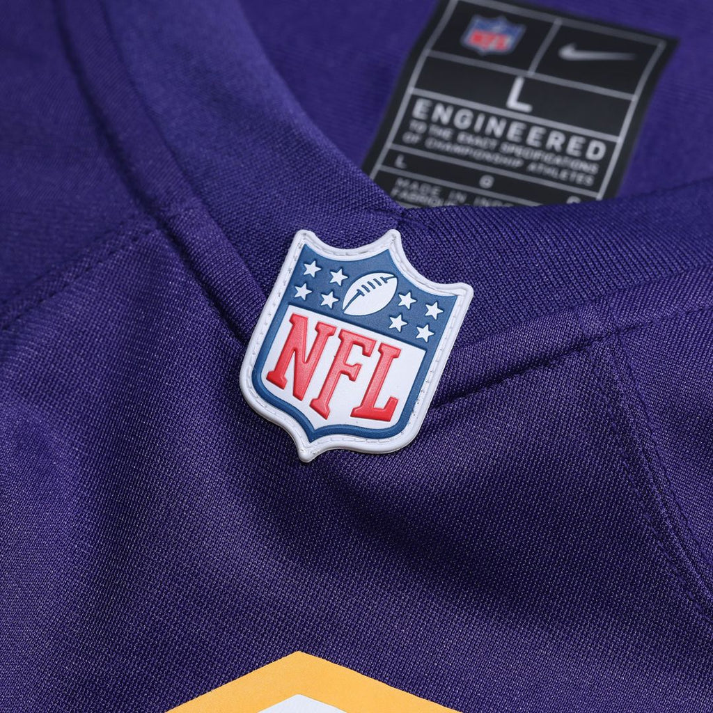 Minnesota Vikings Dallas Turner White Game Jersey