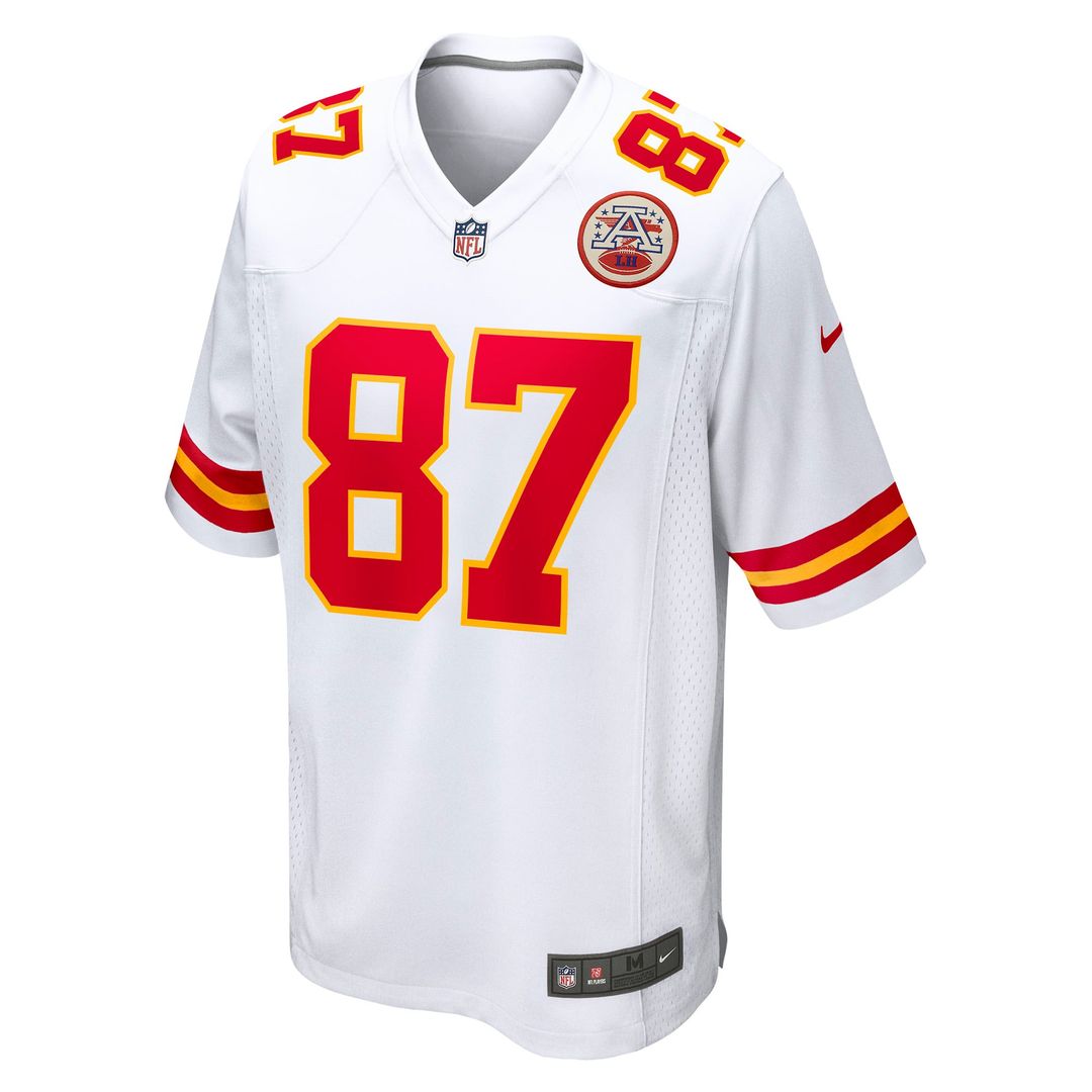 Kansas City Chiefs Travis Kelce Red Game Jersey