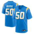 Los Angeles Chargers Caleb Murphy Powder Blue Team Game Jersey