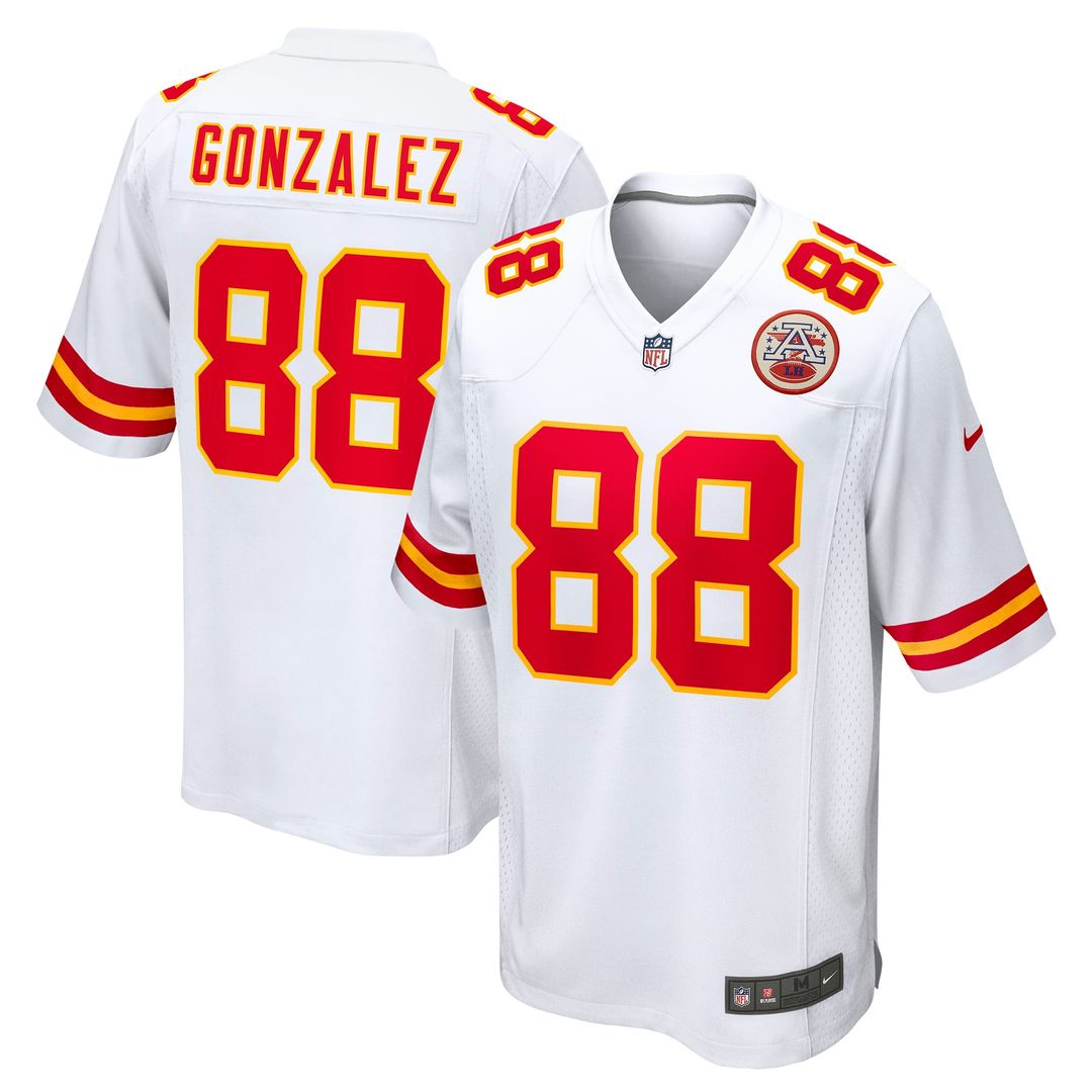 Kansas City Chiefs Tony Gonzalez Red Game Retired Player Jersey