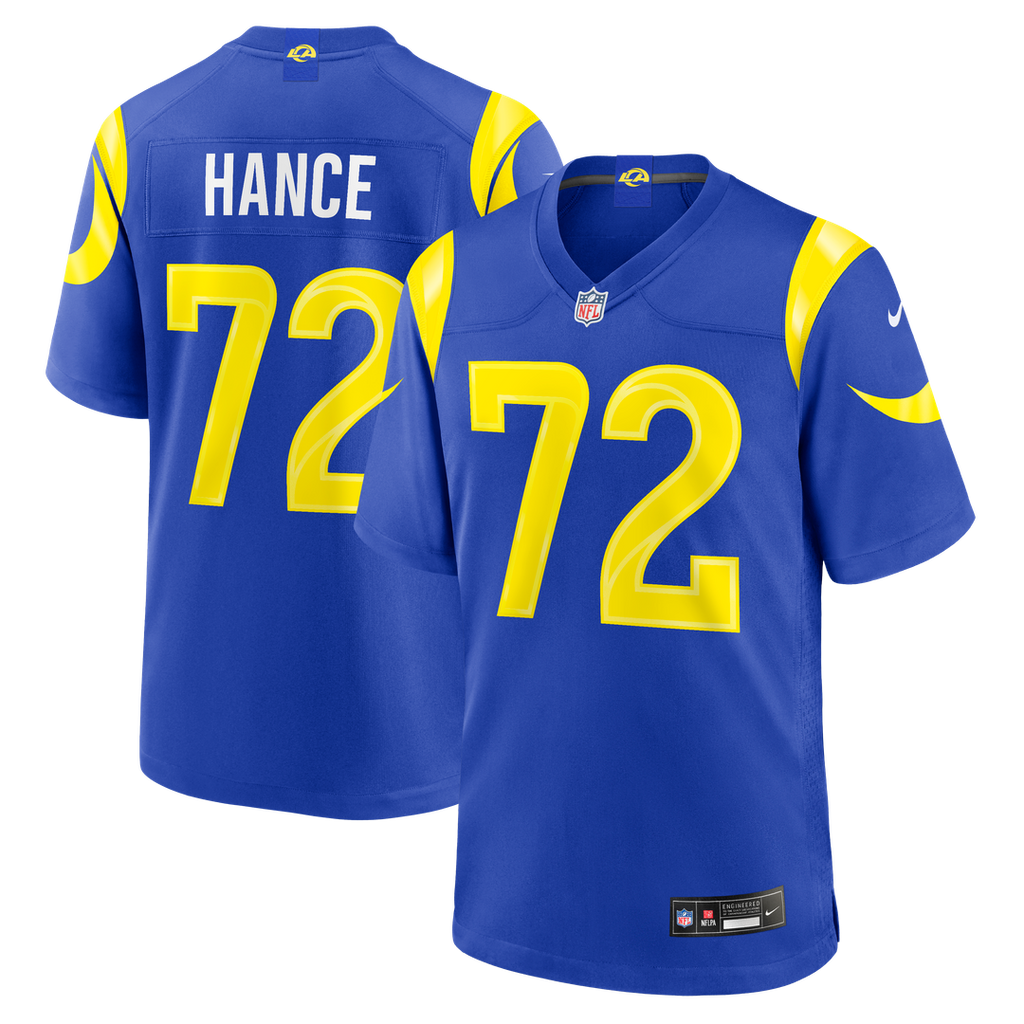 Los Angeles Rams Blake Hance Royal Team Game Jersey