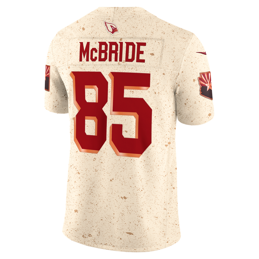 Arizona Cardinals Trey McBride Natural Rivalries Collection Stitched Limited Jersey
