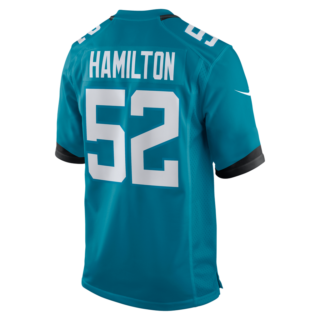 Jacksonville Jaguars DaVon Hamilton Black Game Jersey