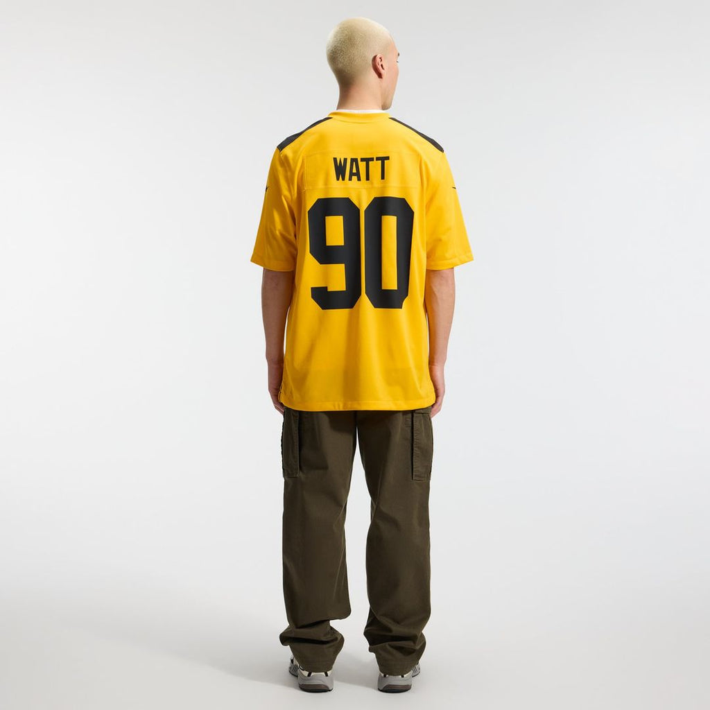 Pittsburgh Steelers T.J. Watt Gold Alternate 1933 Throwback Game Jersey