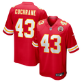 Kansas City Chiefs Jack Cochrane Red Game Player Jersey