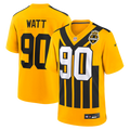 Pittsburgh Steelers T.J. Watt Gold Alternate 1933 Throwback Game Jersey