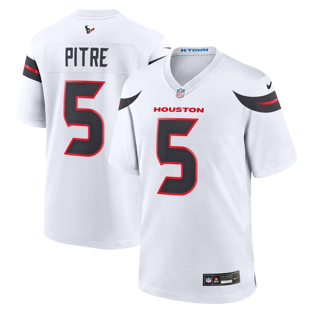 Houston Texans Jalen Pitre Navy Game Jersey
