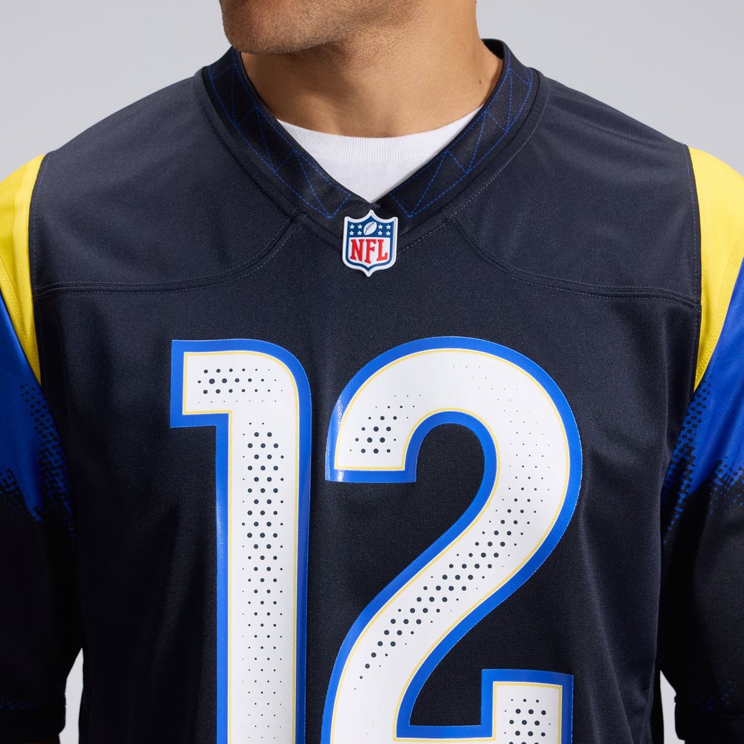 Los Angeles Rams Puka Nacua Dark Blue Rivalries Collection Game Jersey