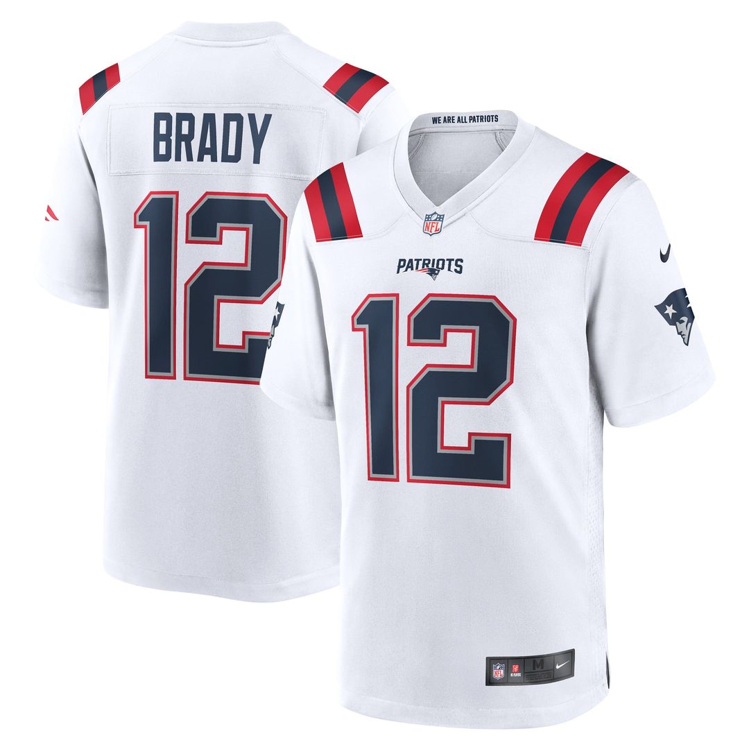 New England Patriots Tom Brady Red Retired Player Alternate Game Jersey