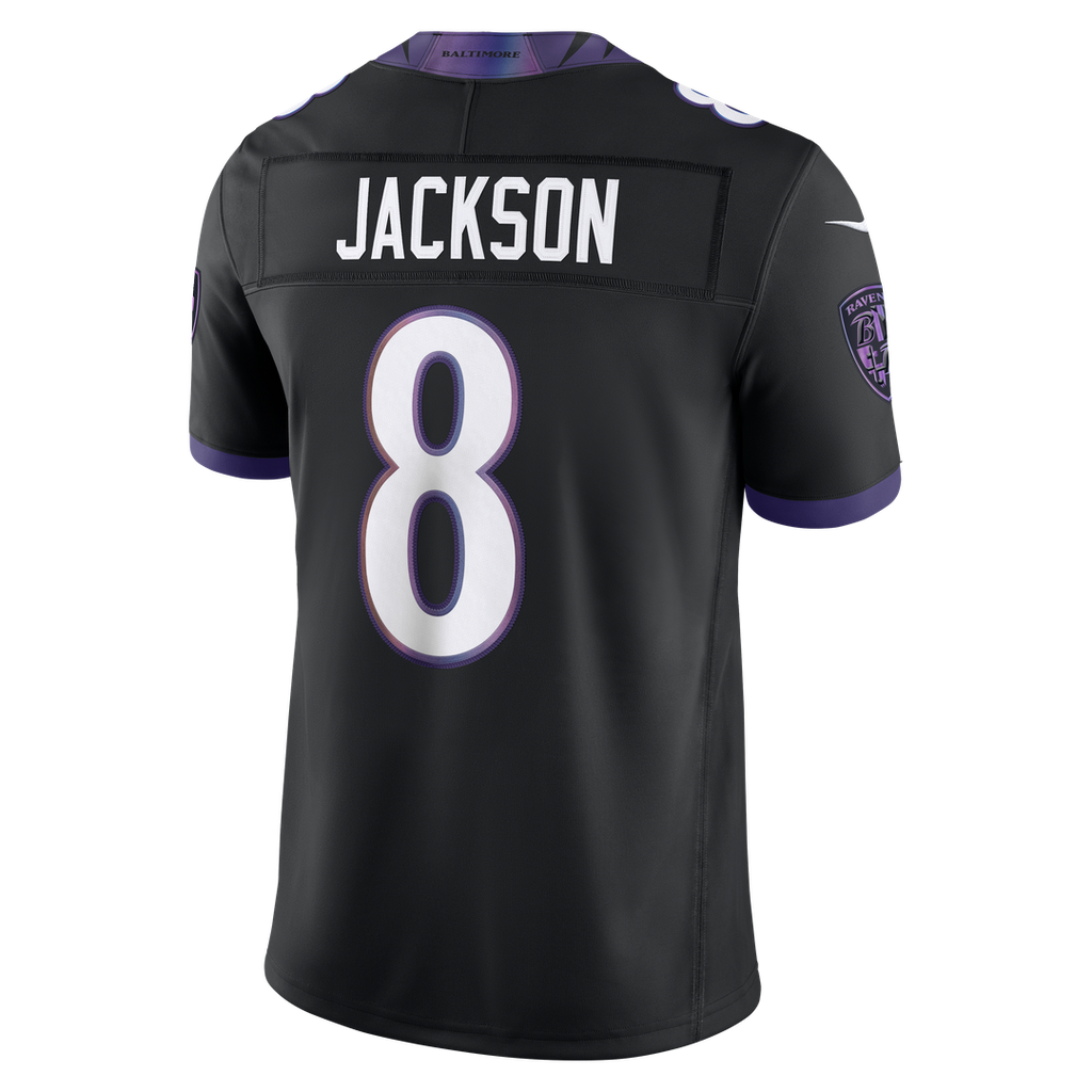 Baltimore Ravens Lamar Jackson Purple Team Vapor F.U.S.E. Stitched Limited Jersey