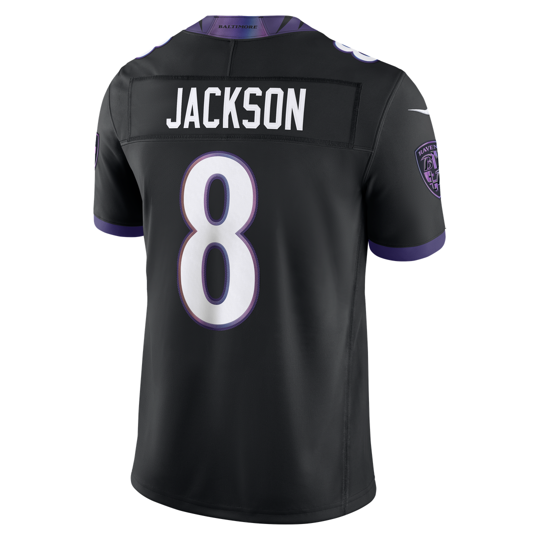 Baltimore Ravens Lamar Jackson Purple Team Vapor F.U.S.E. Stitched Limited Jersey