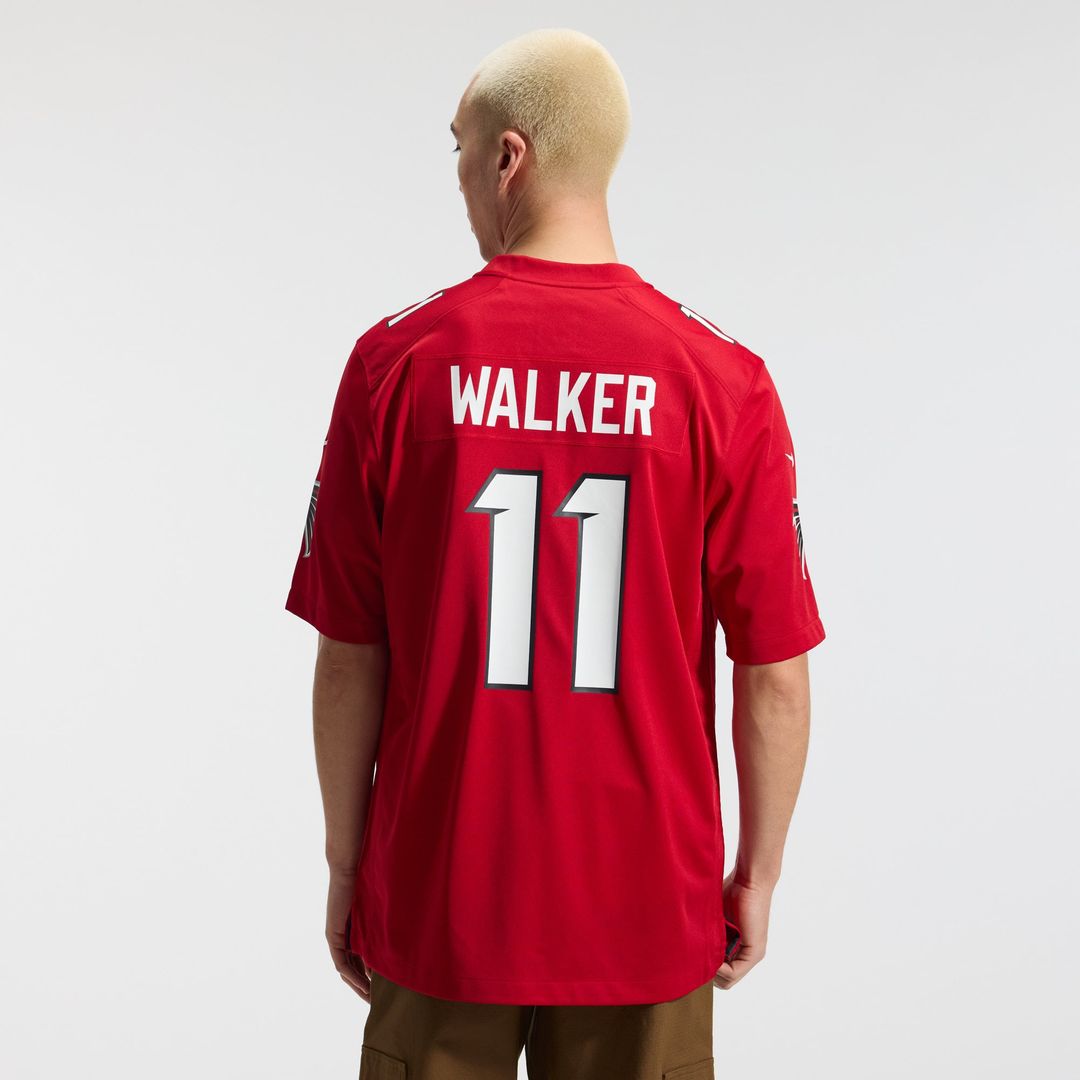 Atlanta Falcons Jalon Walker White Game Jersey