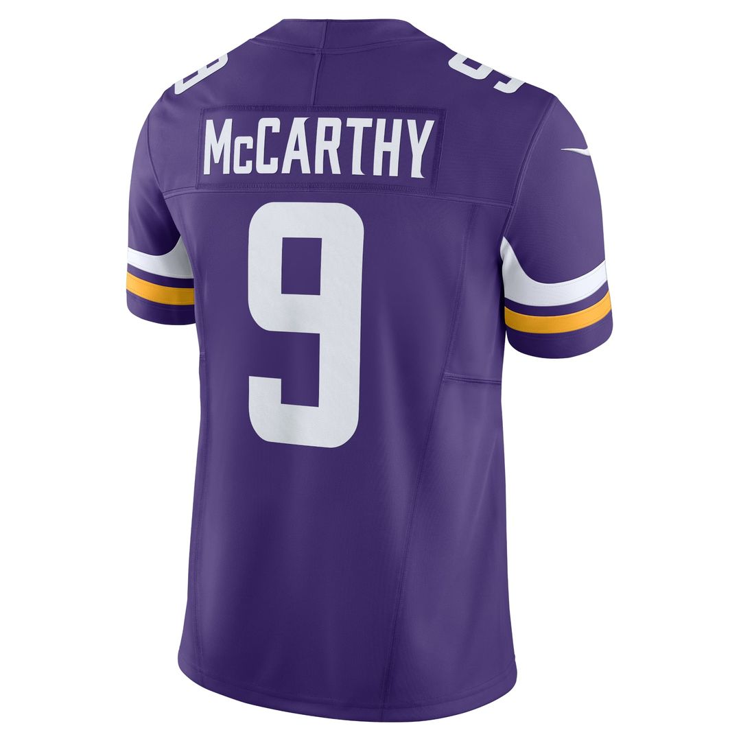 Minnesota Vikings J.J. McCarthy White Vapor F.U.S.E. Limited Jersey