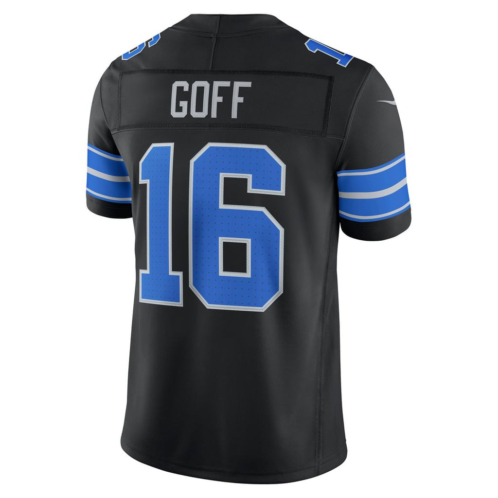 Detroit Lions Jared Goff Blue Team Vapor F.U.S.E. Stitched Limited Jersey