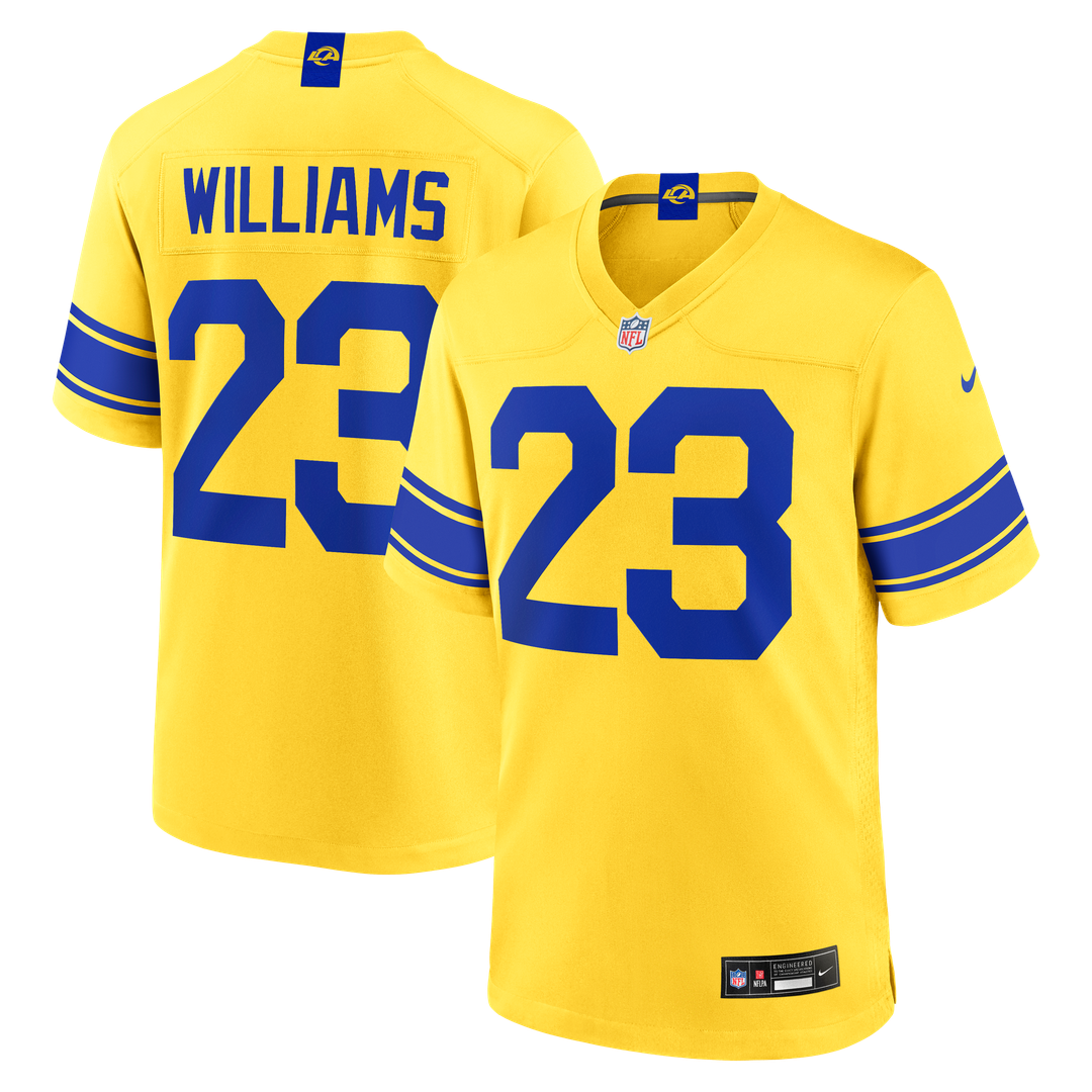 Los Angeles Rams Kyren Williams Classic Sol Game Jersey