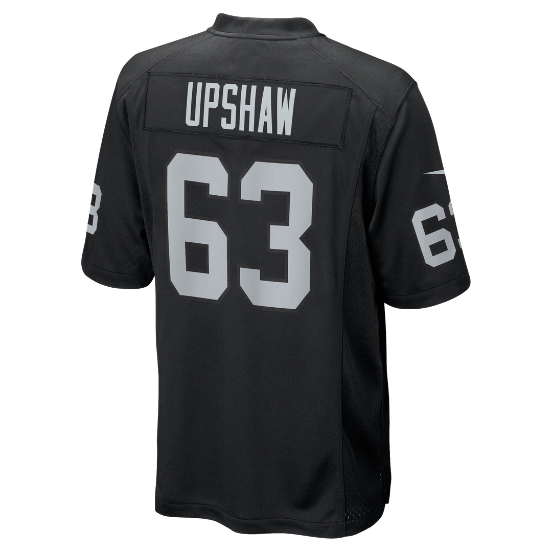 Las Vegas Raiders Gene Upshaw Black Game Retired Player Jersey