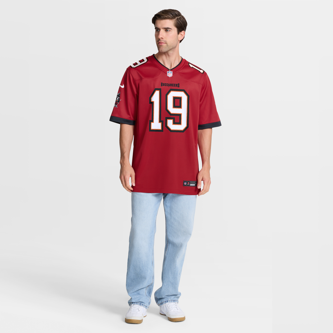 Tampa Bay Buccaneers Keyshawn Johnson Red Game Retired Player Jersey