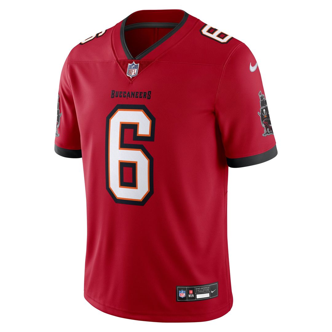 Tampa Bay Buccaneers Baker Mayfield Red Vapor Untouchable Stitched Limited Jersey