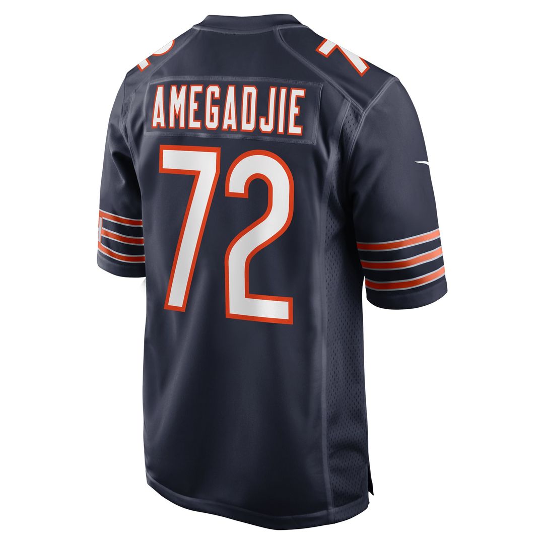 Chicago Bears Kiran Amegadjie Navy Game Jersey