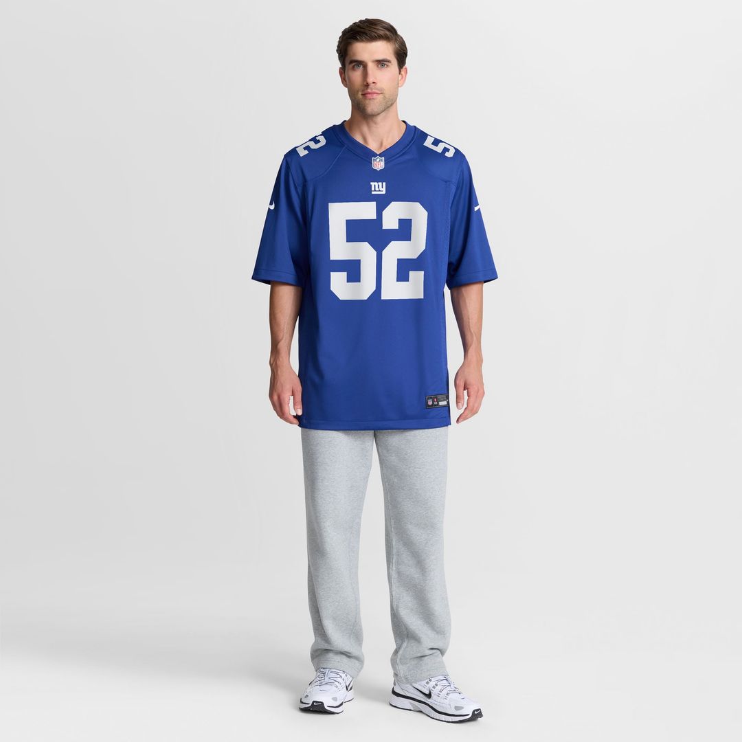New York Giants Arvell Reese Royal Team Game Jersey