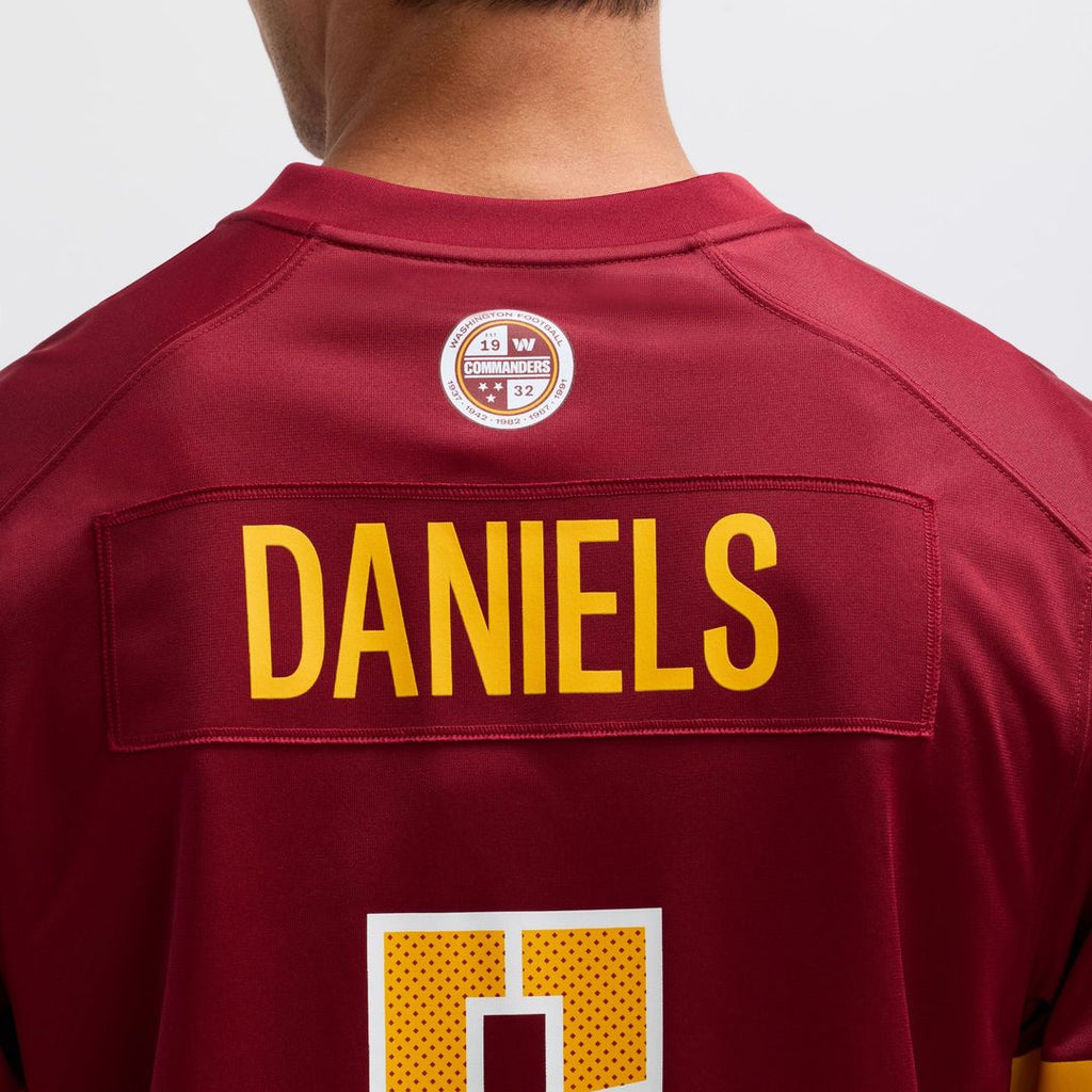 Washington Commanders Jayden Daniels Black Alternate Game Player Jersey