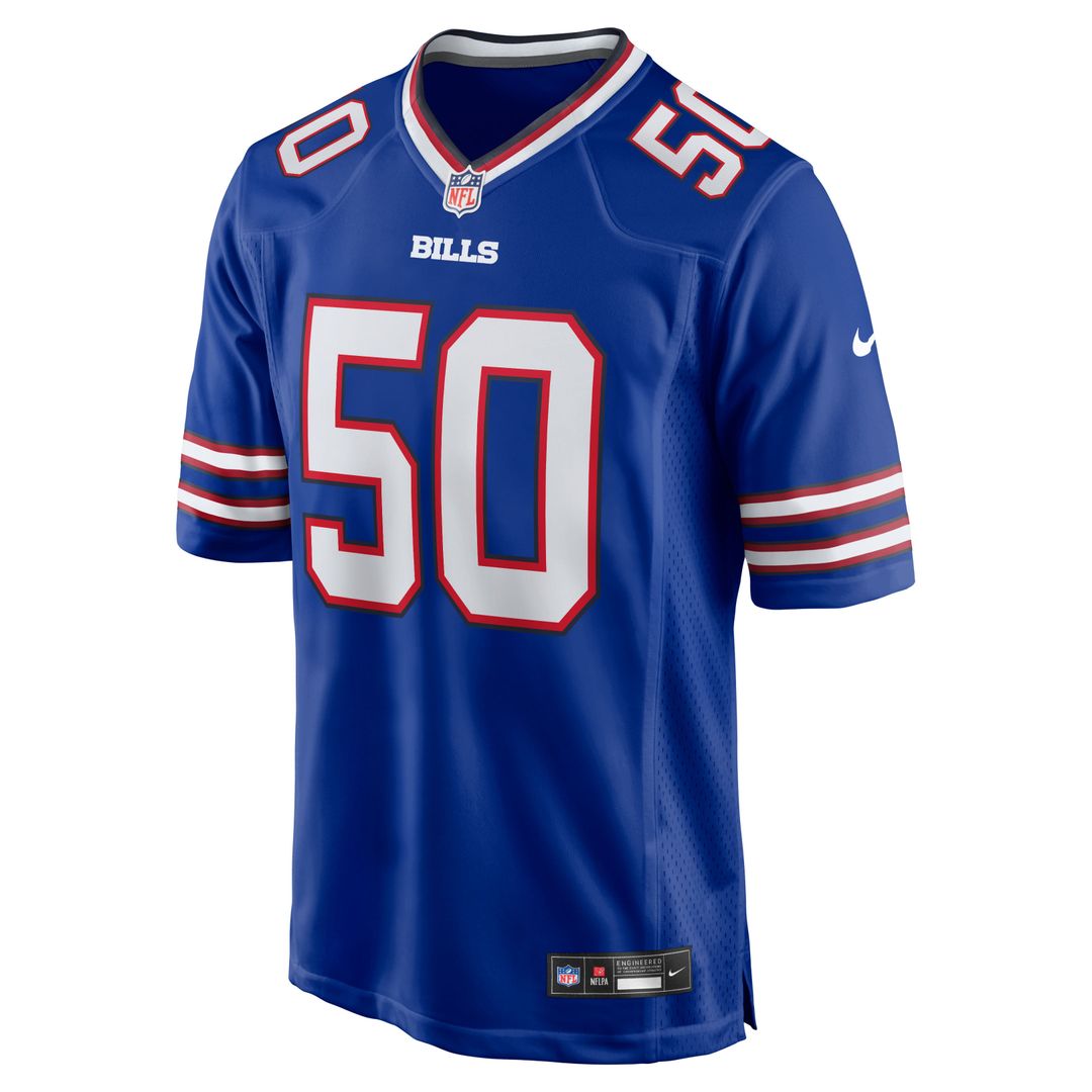 Buffalo Bills Otis Reese Royal Team Game Jersey
