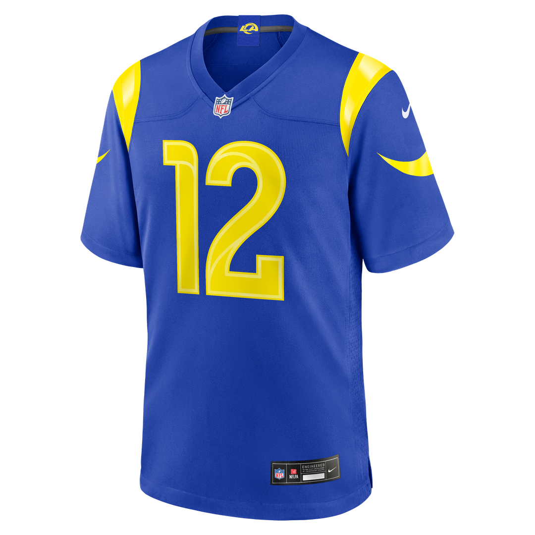 Los Angeles Rams Puka Nacua White White Game Player Jersey