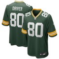 Green Bay Packers Donald Driver Green Game Retired Player Jersey