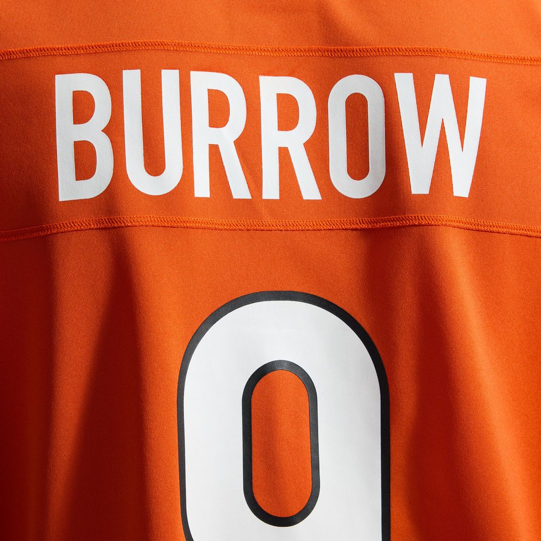 Cincinnati Bengals Joe Burrow White Game Jersey