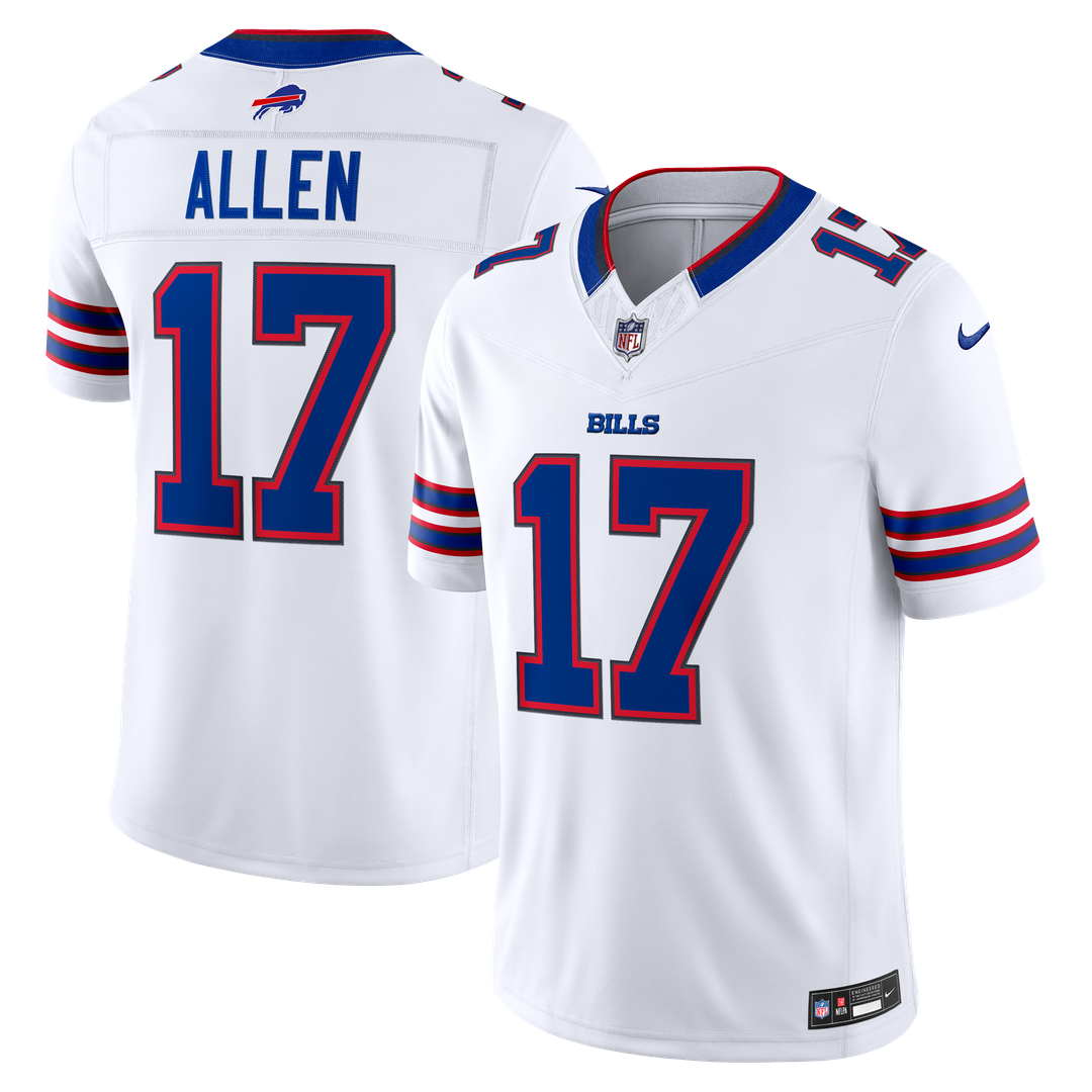 Buffalo Bills Josh Allen Gray Nickel City Vapor F.U.S.E. Stitched Limited Jersey