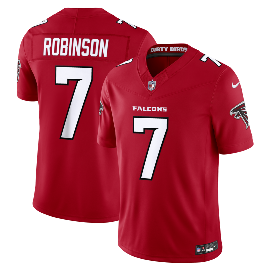 Atlanta Falcons Bijan Robinson Black Alternate Throwback Vapor F.U.S.E. Stitched Limited Jersey