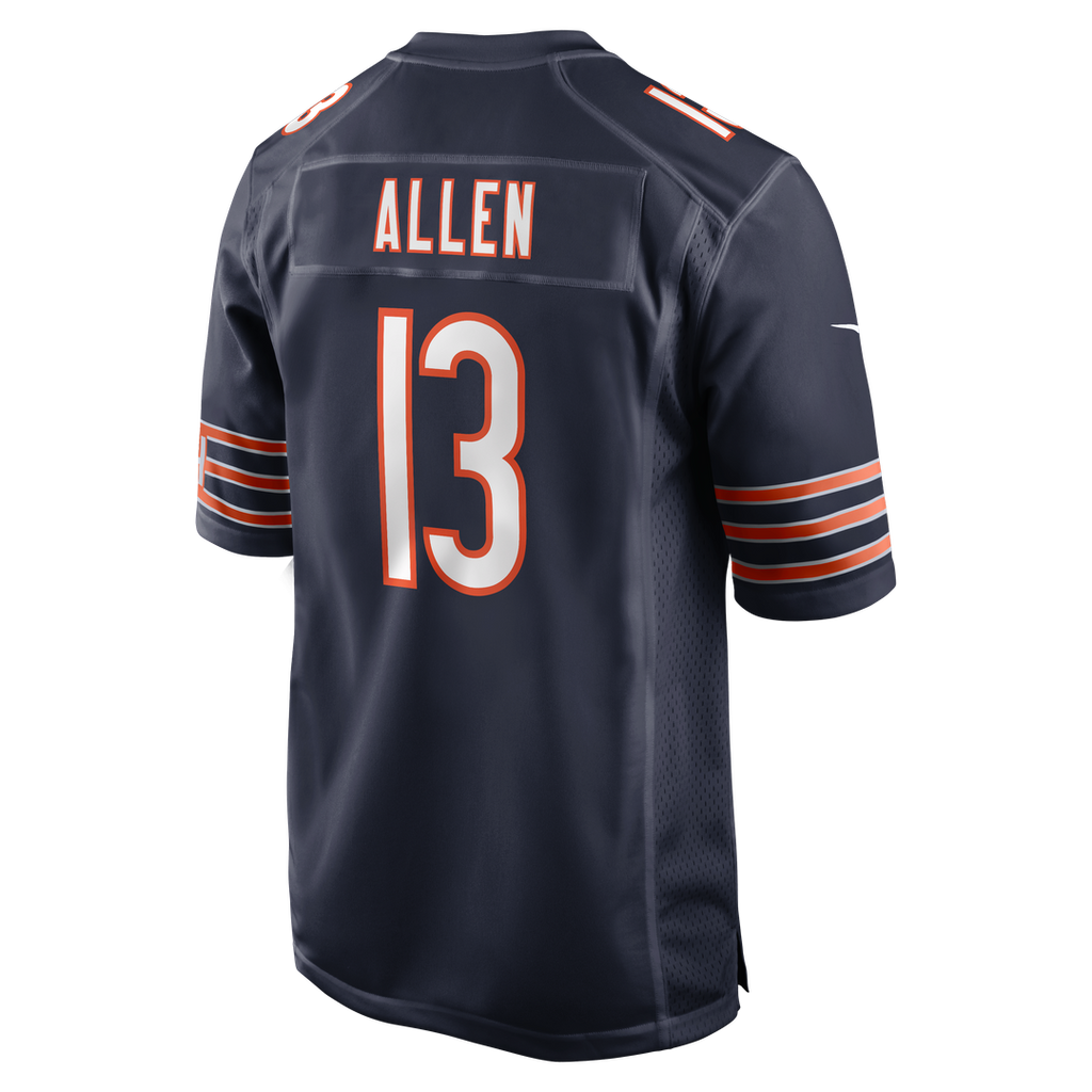 Chicago Bears Keenan Allen Navy Team Game Jersey