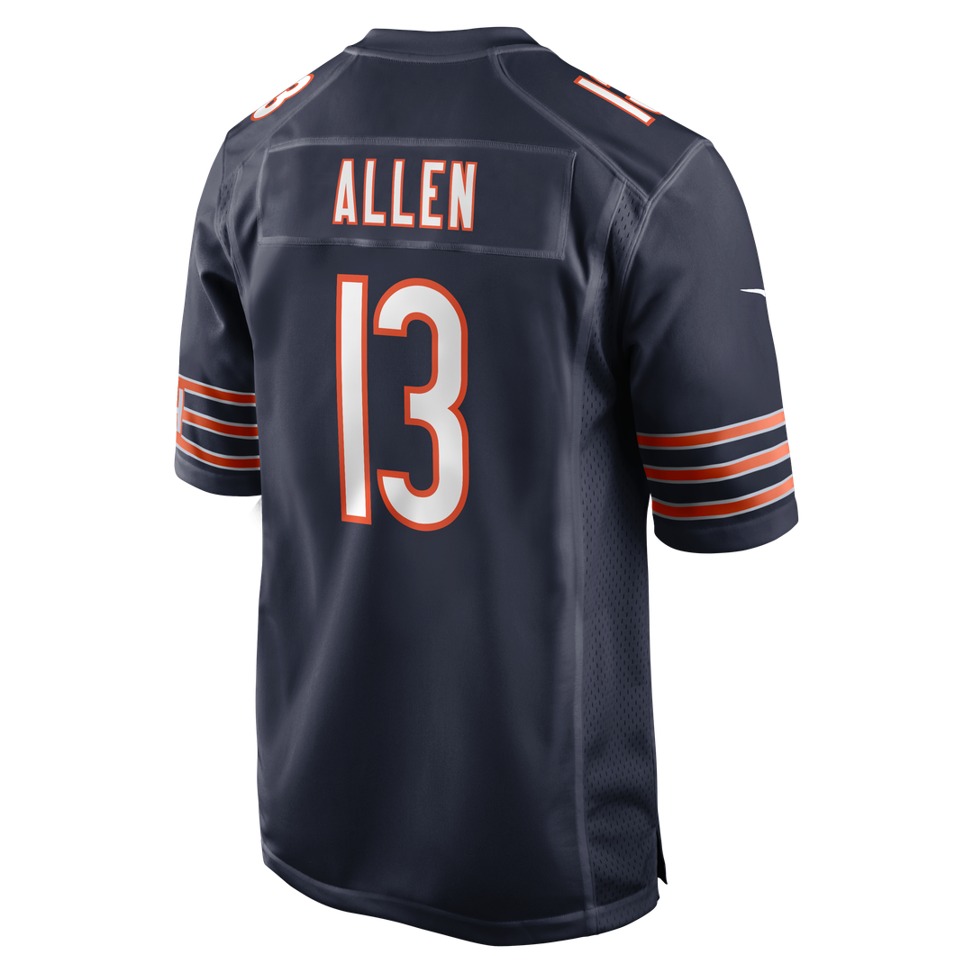 Chicago Bears Keenan Allen Navy Team Game Jersey