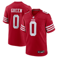 San Francisco 49ers Renardo Green Scarlet Game Jersey