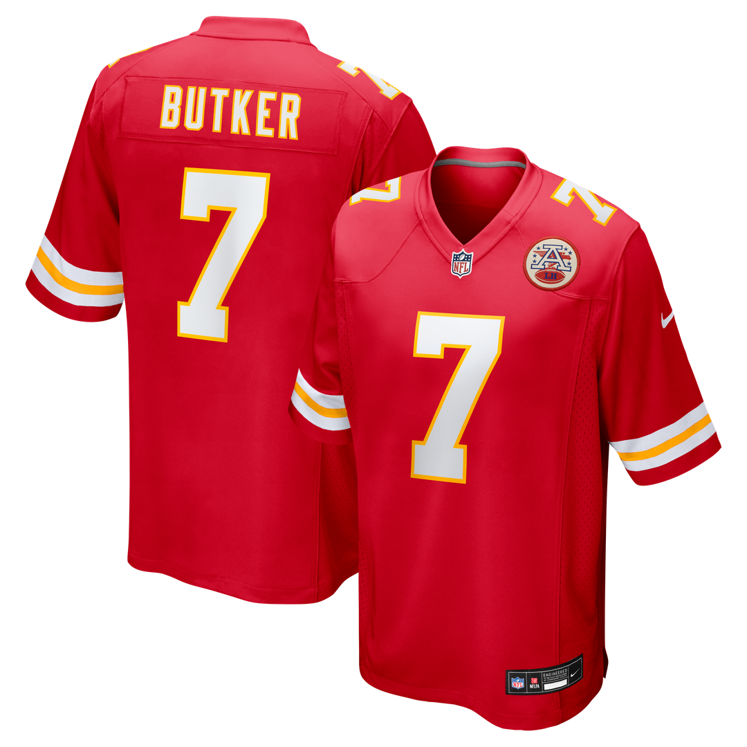 Kansas City Chiefs Harrison Butker Red Game Jersey