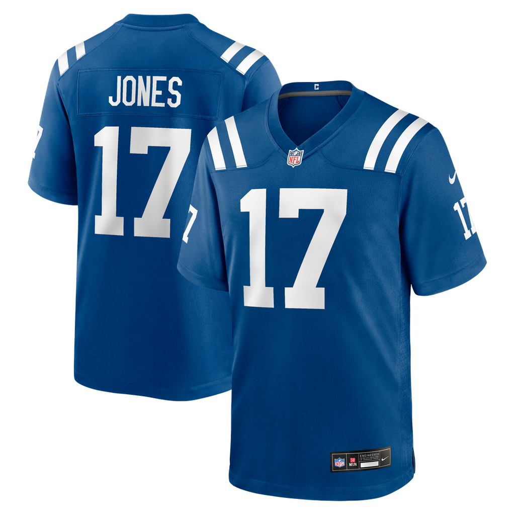 Indianapolis Colts Daniel Jones Royal Team Game Jersey