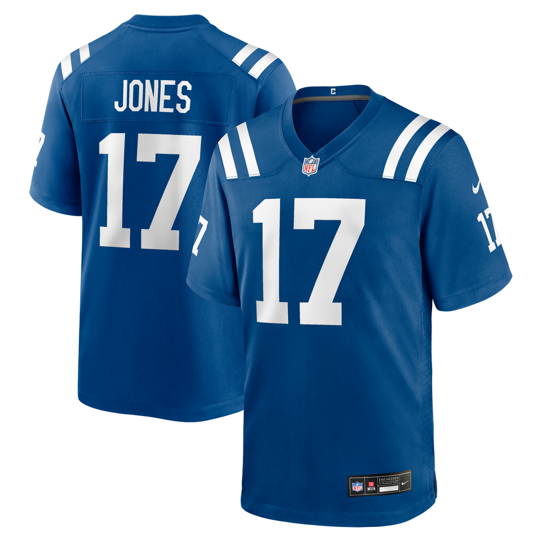 Indianapolis Colts Daniel Jones Royal Team Game Jersey