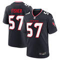 Houston Texans Blake Fisher Navy Team Game Jersey