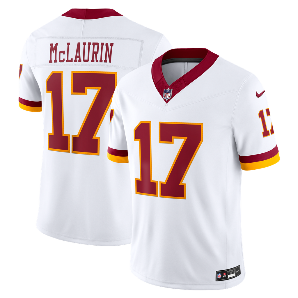 Washington Commanders Terry McLaurin White Vapor F.U.S.E. Stitched Limited Jersey