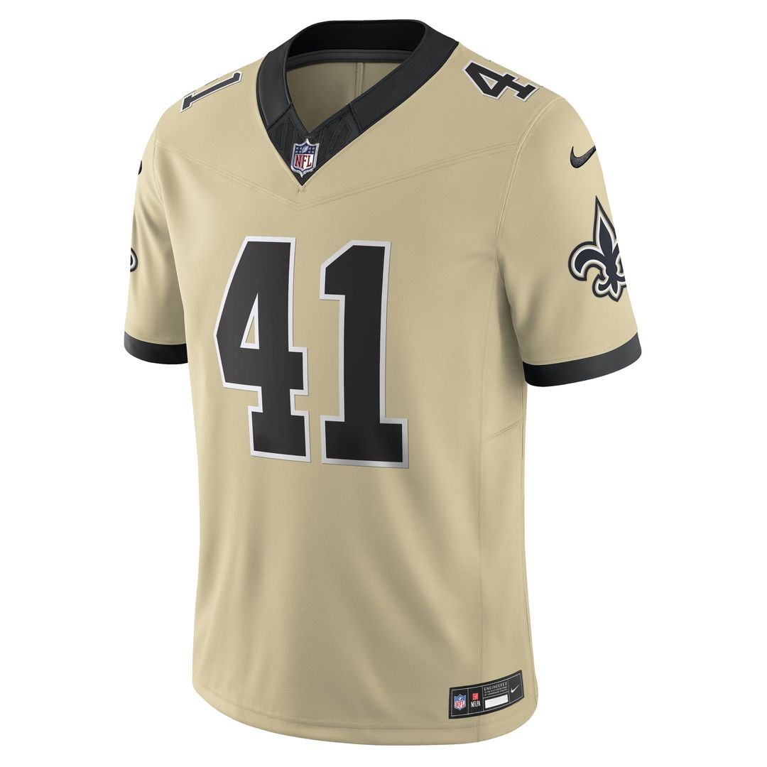 New Orleans Saints Alvin Kamara Black Vapor F.U.S.E. Limited Jersey