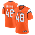 Denver Broncos Mitchell Fraboni Orange Team Game Jersey