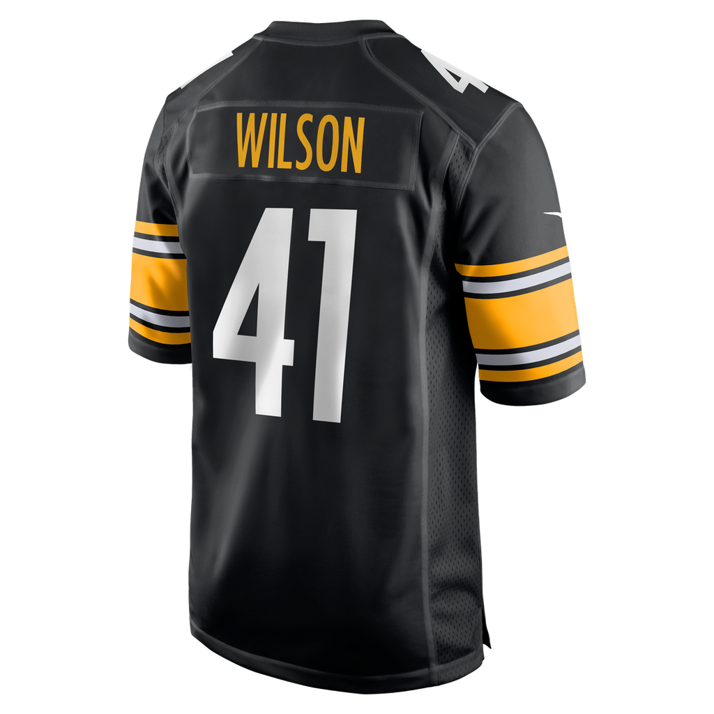 Pittsburgh Steelers Payton Wilson Black Game Jersey