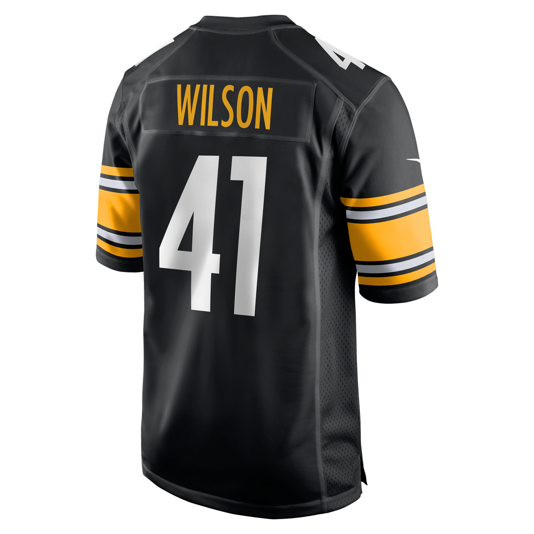 Pittsburgh Steelers Payton Wilson Black Game Jersey