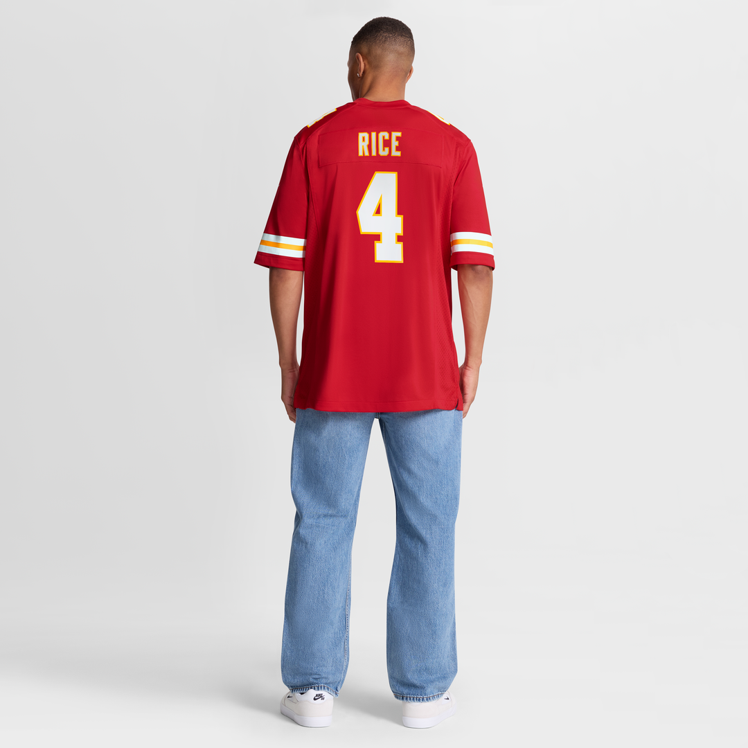 Kansas City Chiefs Rashee Rice Red Game Jersey