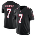 Atlanta Falcons Bijan Robinson Black Alternate Throwback Vapor F.U.S.E. Stitched Limited Jersey