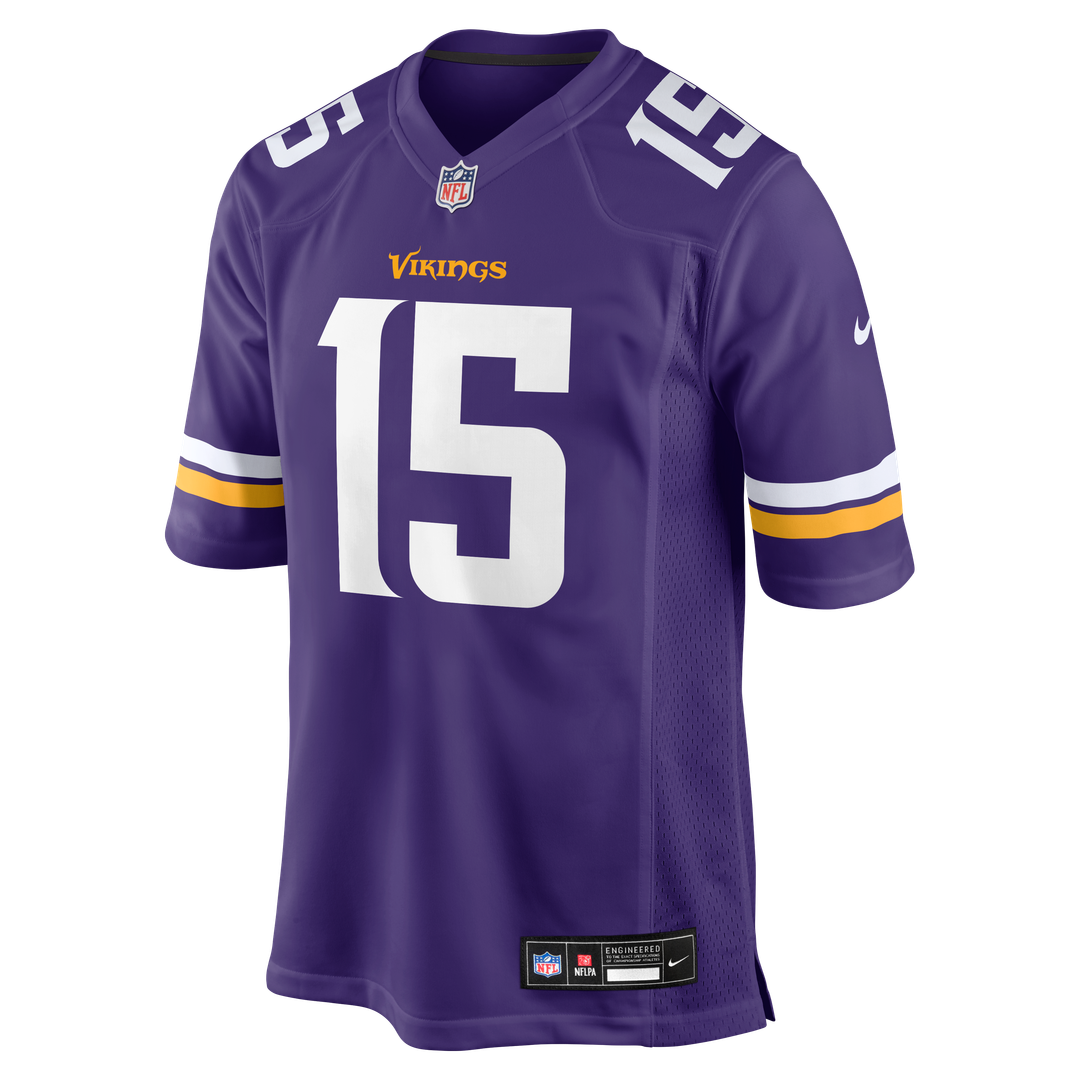 Minnesota Vikings Dallas Turner Purple Game Jersey