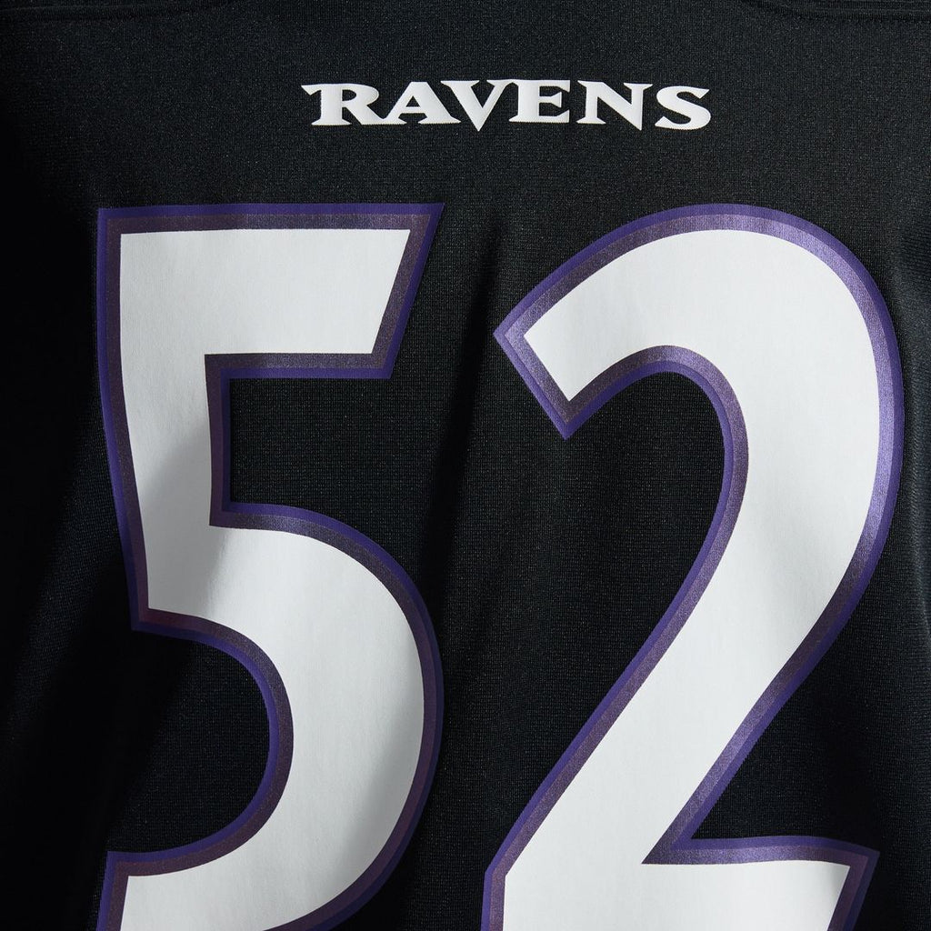 Baltimore Ravens Ray Lewis Black Alternate Retired Player Game Jersey