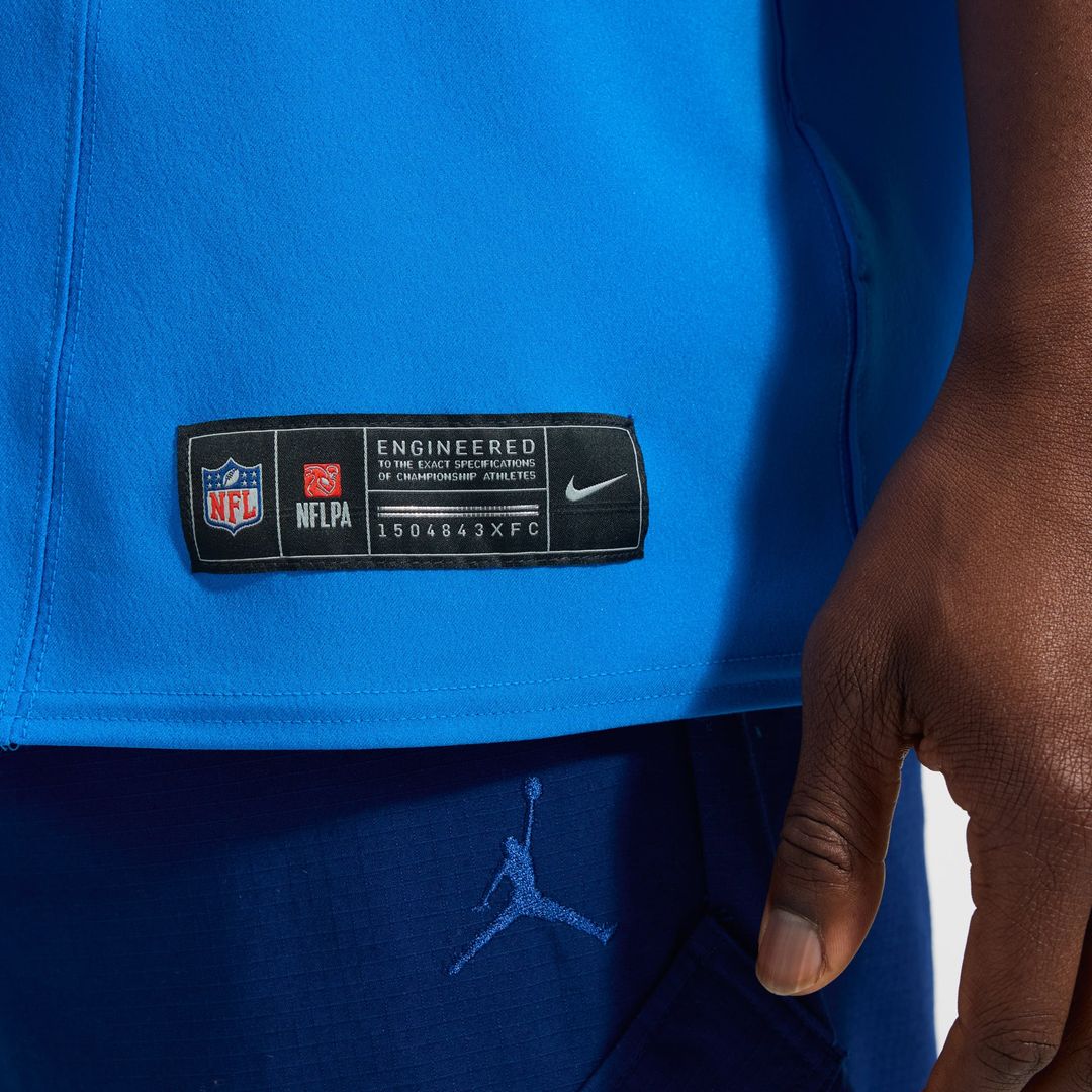Detroit Lions Aidan Hutchinson Blue Alternate Vapor F.U.S.E. Elite Jersey