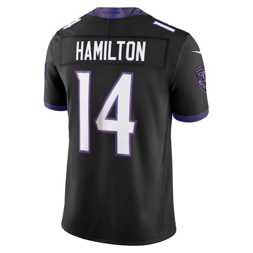 Baltimore Ravens Kyle Hamilton Purple Team Vapor F.U.S.E. Stitched Limited Jersey