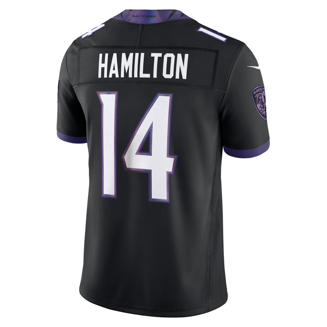 Baltimore Ravens Kyle Hamilton Purple Team Vapor F.U.S.E. Stitched Limited Jersey
